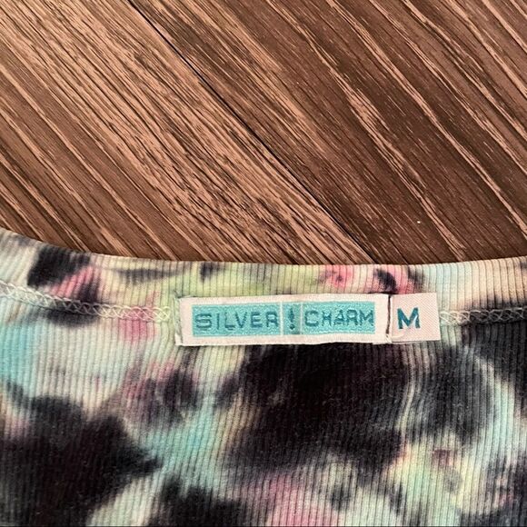 Silver! Charm tie dye cardigan - Picture 6 of 7